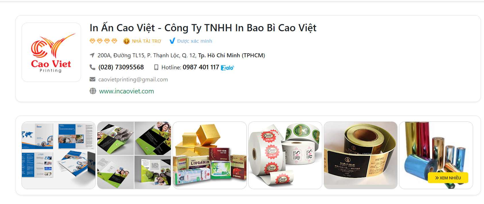 In ấn Cao Việt